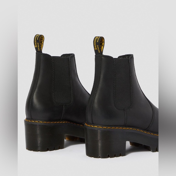 ROMETTY WYOMING LEATHER PLATFORM CHELSEA BOOTS - Picture 4 of 10